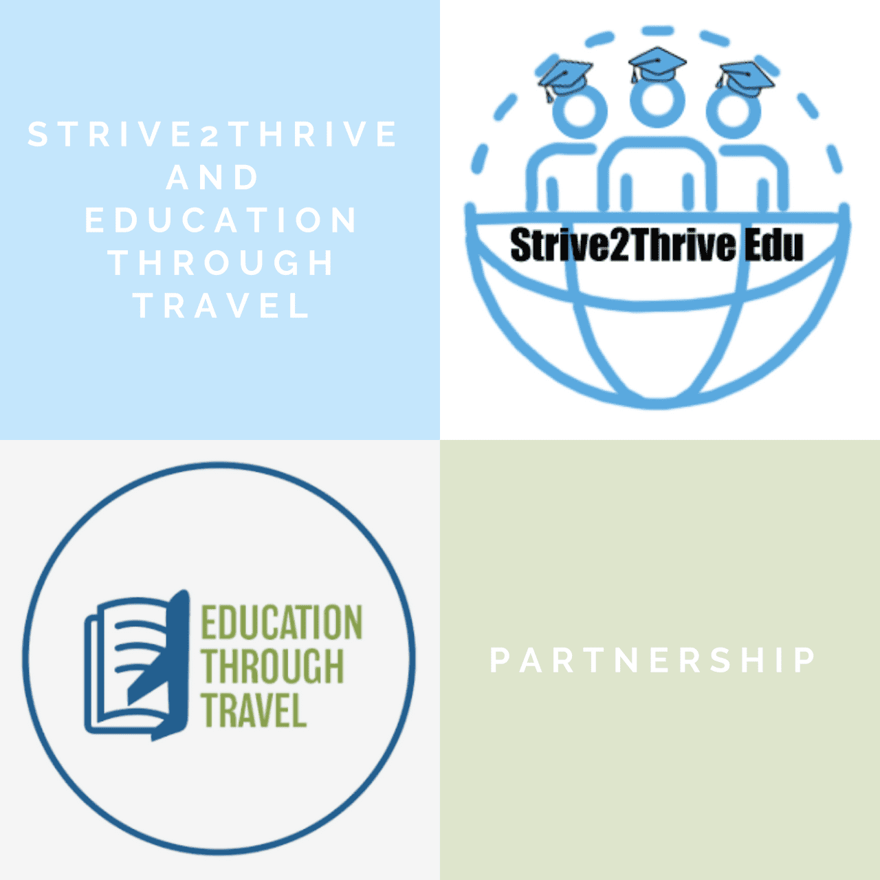 Education Through Travel and Strive2Thrive logo